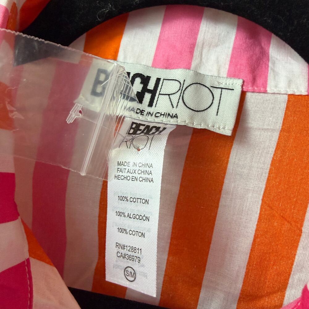 Beach Riot Alexa Top in Sunset Stripes Size S/M - Picture 4 of 4
